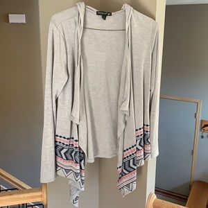 Living Doll Gray Shawl with Hood